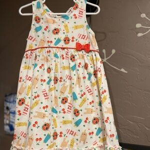 Girls Deebas Brand Sleeveless Cotton Dress